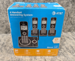 AT&amp;T 4 Handset Answering System Cordless Phone CL82419 New  - $49.99