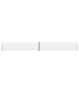  Side Awning Cream Polyester with PU coating, Powder-coated steel - $3,721.94 MXN