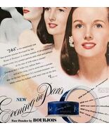 1947 Bourjois Evening In Paris Face Powder Advertisement 208 Beauty DWPP22 - $34.84 CAD