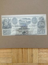 United States 1853 Mechanics Bank of Augusta $50, 2 Signatures S/N: 264-B. - £133.57 GBP