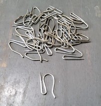 Metal Curtain Hooks Drapery Hook Pins Stainless Steel 1&#39;&#39; Lot 34 - £9.58 GBP