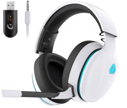 2.4Ghz Wireless Gaming Headphones PC PS4 PS5 Mac Nintendo Switch Bluetooth 5.2 - £47.47 GBP