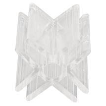 CRL CPDC4 Clear Plastic 90 4-Way Display Connector - $10.99