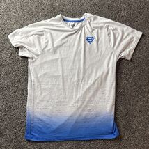 Superman Men’s T-Shirt Tee Blue White Emblem Logo Casual (M) Medium - €8,56 EUR