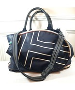 Tory Burch Sport Tennis Tote Bag pickle ball Navy Blue Racket stripes la... - $4,258.91 MXN