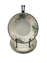 Set of 4 Lenox Holiday Gatherings Christmas Holiday Berry Pasta or Servi... - $74.20