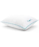 MSRP $30 Aqua Blu Standard/Queen Pillow White 20x26in - $16.38