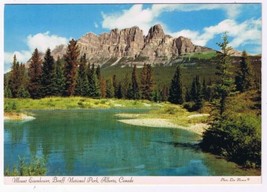 Postcard Mount Eisenhower Banff National Park Alberta Canadian Rockies - $3.95