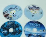 Nintendo Wii Games Lot of 4 Bundle Ultimate Alliance Tron Smurfs 2 Dance... - $22.76