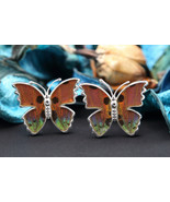 Navia Jewelry Butterfly Wings Urania ripheus Cufflinks HNCU-1R - £66.83 GBP