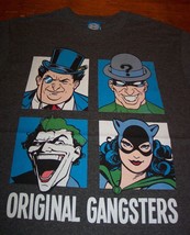 Batman Villains Original Gangsters Joker Riddler Penguin Dc Comics T-Shirt Small - £15.82 GBP