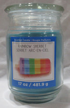Ashland Scented Candle New 17 Oz Large Jar Single Wick Summer Rainbow Sherbet - £16.05 GBP