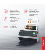 Fujitsu FI 8170  Document Scanner 70 page per min!  PA03810-B055 - $1,299.30 CAD