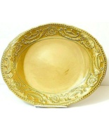 Regency Gold Platter 12&quot; Oval Serving Platter Canonsburg Pottery Ironsto... - $316.21 MXN