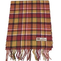 Fast Women&#39;s 100% CASHMERE SCARF Made in England Plaid SOFT Wrap Multicolor#oct9 - £13.24 GBP