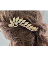 Opal &amp; Gold Hair Comb, Clear Crystal Rhinestone Accent Hair Accessory - $482.41 MXN