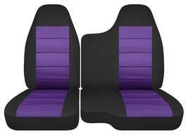 Truck seat covers Fits Ford Ranger 1998-2003 60/40 Bench seat  Black and Purple - £73.09 GBP