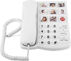 Landline Phones With Picture Features, One-Touch Dialing, Dementia-Friendly - £34.61 GBP