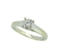 Authenticity Guarantee 
14k White Gold Genuine Natural Diamond Solitaire Enga... - £579.74 GBP