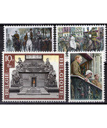 ZAYIX Belgium B836-B839 MNH Semi-Postal Horses Royalty Military War 0718... - $1.75