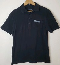 Chipotle Employee Polo Shirt Men&#39;s SMALL Black Patch Mexican Short Sleeve - €8,62 EUR