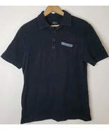 Chipotle Employee Polo Shirt Men&#39;s SMALL Black Patch Mexican Short Sleeve - $13.70 CAD