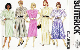 Misses' TOP & SKIRT Vintage 1985 Butterick Pattern 3062 Size 14 UNCUT - $12.00