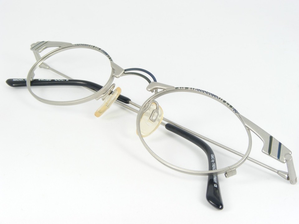 Vintage GMC Par Tendance Company 6767 2 Argent/Vert/Bleu Lunettes 44-20-135mm Item image 4