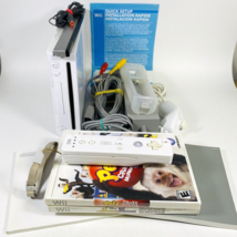 Nintendo Wii RVL-001 Console Bundle w/ Games Manuals &amp; More Tested Works OEM - £34.34 GBP