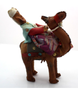 Vintage Leather Camel with Rider, Hand Stitched, Hand Made - £14.66 GBP