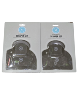 2 Pack Martha Stewart Flexible Polymer Scraper Set 5x3.75 &amp; 3x2.6in - $404.67 MXN