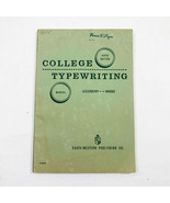College Typewriting 5th Edition Lessenberry -- Wanous PB 1954 - $315.10 MXN