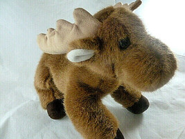 Vintage Dakin Miles The Moose Plush 1993 Stuffed Animal Toy 14&quot; - £11.73 GBP