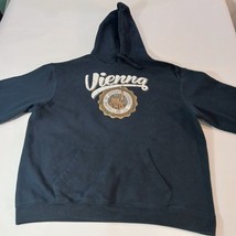 B&C Collection VIENNA Men's 2XL Blue Cotton Blend Hoodie Pullover Sweatshirt image 8