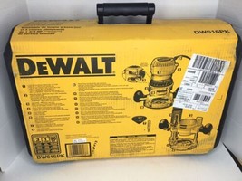 NEW SEALED BOX DEWALT 2-1/4 HP EVS FIXED BASE &amp; PLUNGE ROUTER KIT DW618PKB - $215.55