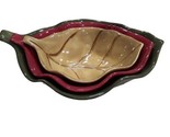 Home Trend 3 Piece Ceramic Bowls, Fall Autumn Leaf, Serving, Nesting , 15&quot; - $48.50