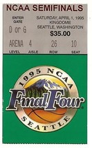 1995 NCAA final Four Semi Finals Ticket Stub Oklahoma State UNC UCLA Arkansas - £192.94 GBP