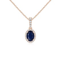 Authenticity Guarantee

ANGARA 0.99 Ct Vintage Style Oval Sapphire Halo Penda... - $800.10