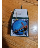 Patch of Shade San Francisco Christmas Tree Ornament Hand Painted Glass - $26.94 CAD
