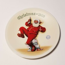 Norman Rockwell Jolly Old St Nick Plate Fine China By Edwin Knowles 1989 Pepsi - £11.34 GBP