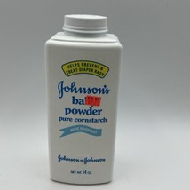 Vintage 90s Johnson&#39;s Baby Powder Cornstarch 14 oz Prop Sealed NOS 7&quot; 1992 - $14.95