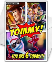 TOY STORY Personalised Birthday Card - Large A5 - Disney Toy Story Birthday Card - £3.20 GBP