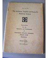 1951 AT &amp; SF Railroad Operation &amp; Maint of Intermittent Auto Train Stop ... - €70,47 EUR