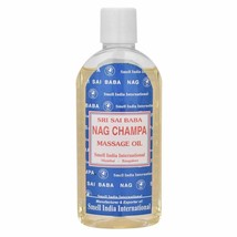 Sri Sai Baba Nag Champa Body Massage Oil Natural Herbal Body Essential O... - $9.91