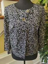 NWT Ann Taylor Loft Cotton Button Blazer Jacket Size 8P - £35.34 GBP