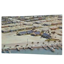 Postcard Royal Palms Motel And Apartments Aerial View Florida Chrome Unp... - $6.92