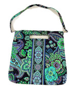 Vera Bradley Crossbody Bag Paisley Floral Quilted Cotton Shoulder Purse - $328.07 MXN