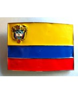 EQUADOR Flag Epoxy buckle . NEW! - $10.74 CAD