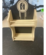 Vintage Universal Spice wood cabinet spice rack Black - $34.30 CAD