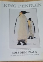 Ross Originals King Penguin Cross Stitch Pattern DMC/Anchor - £10.54 GBP